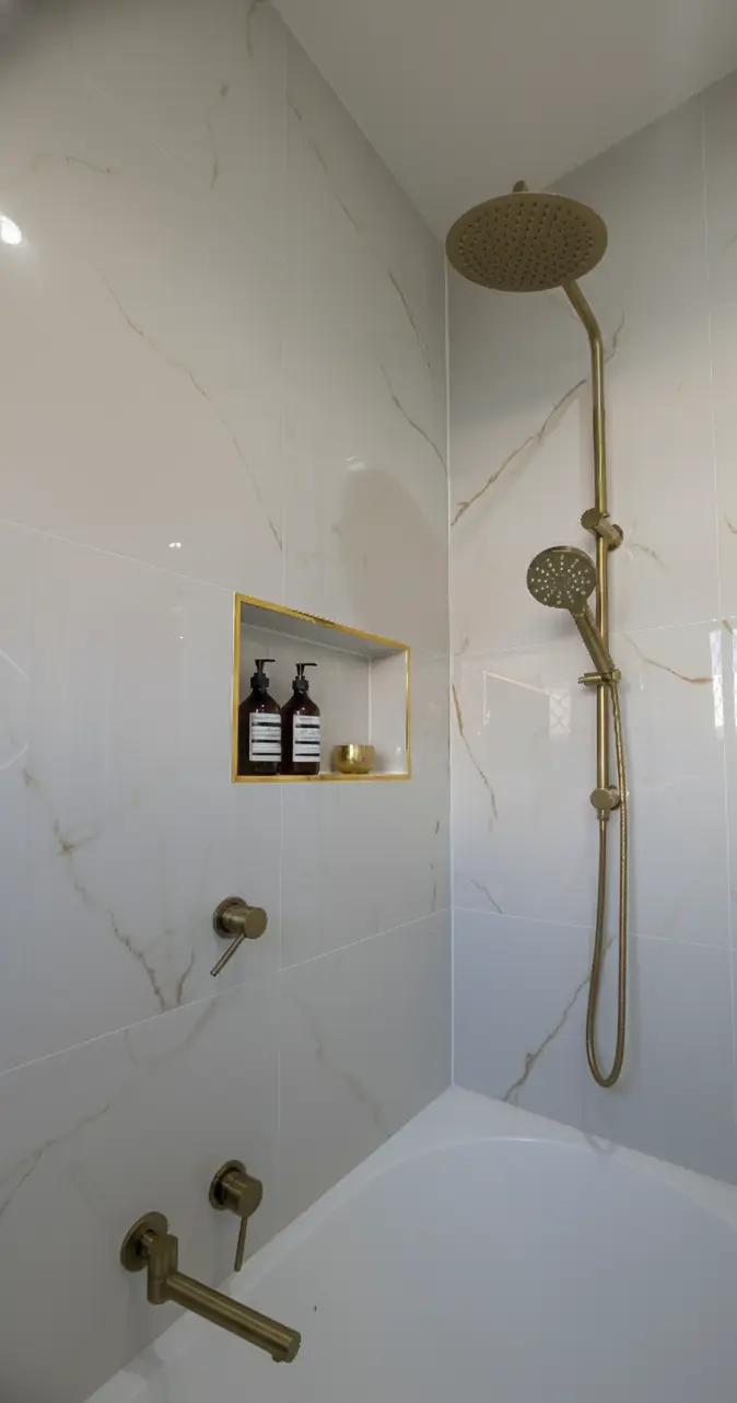 Modern bathroom renovation