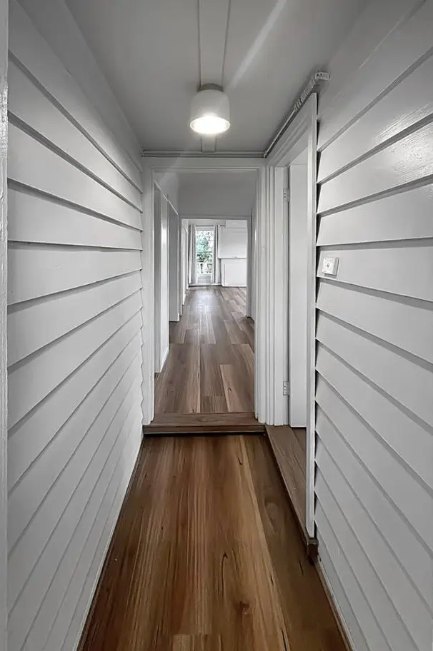 heap flooring installed to create a modern foundation while keeping renovation costs low.