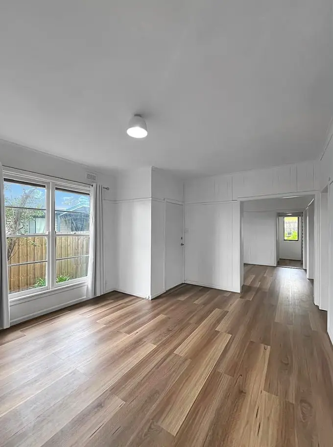 full floor transformation with  7mm Hybrid Flooring