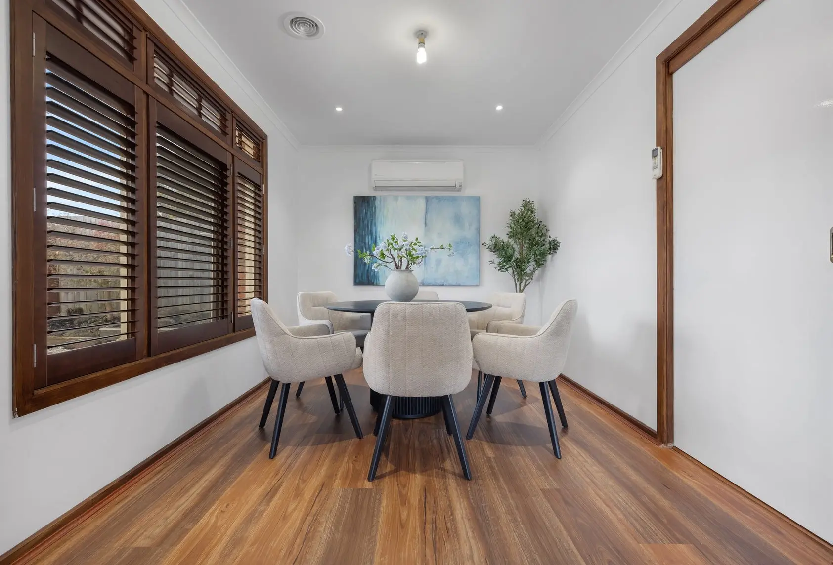 Interior painting and LED downlight upgrades during full renovation