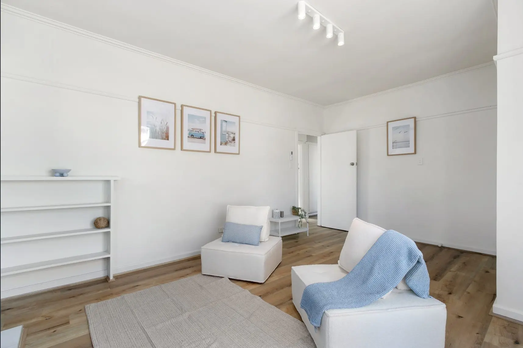 Fast interior painting with smooth clean wall finish for modern living.